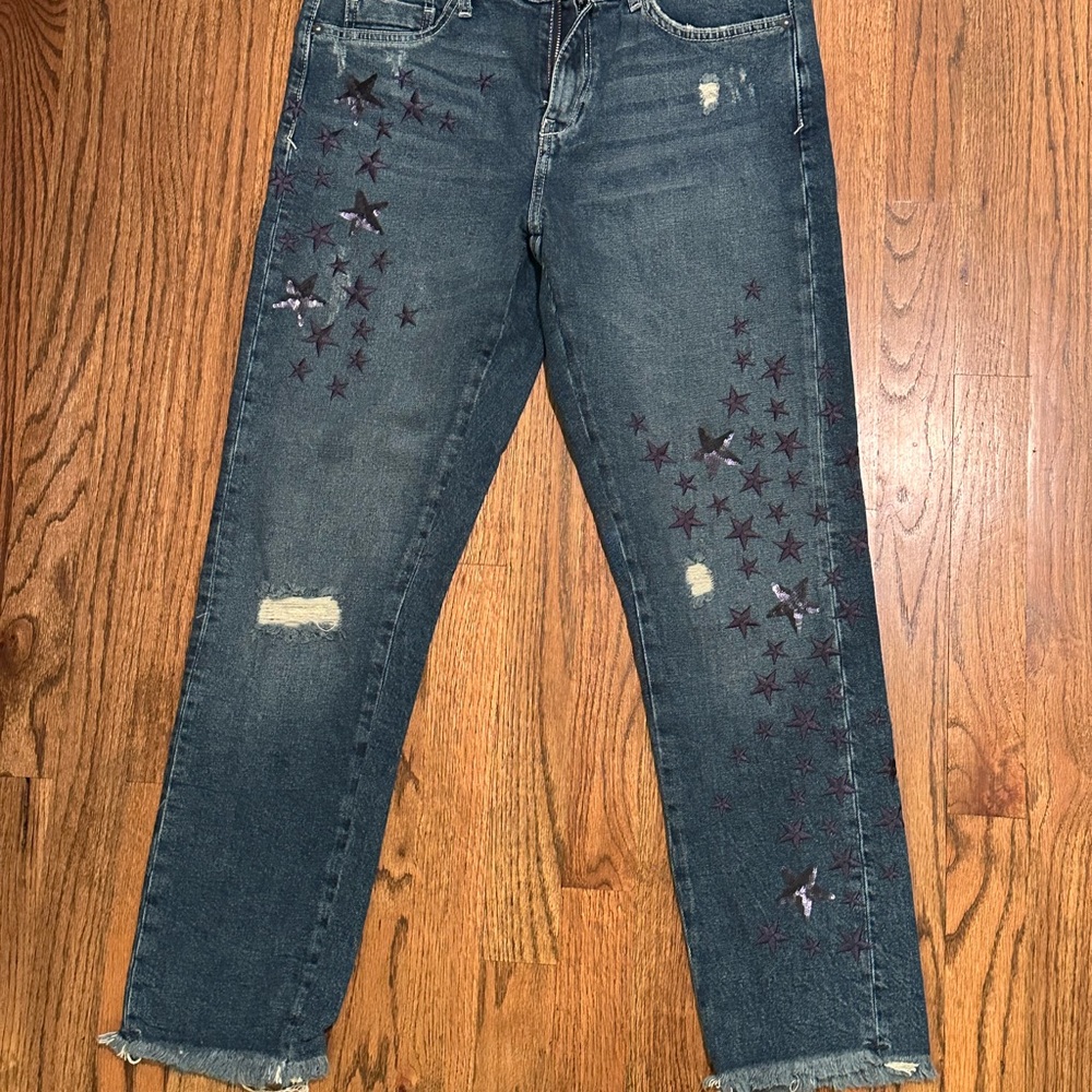 Embroidered Star Women's Jeans - Pilcro